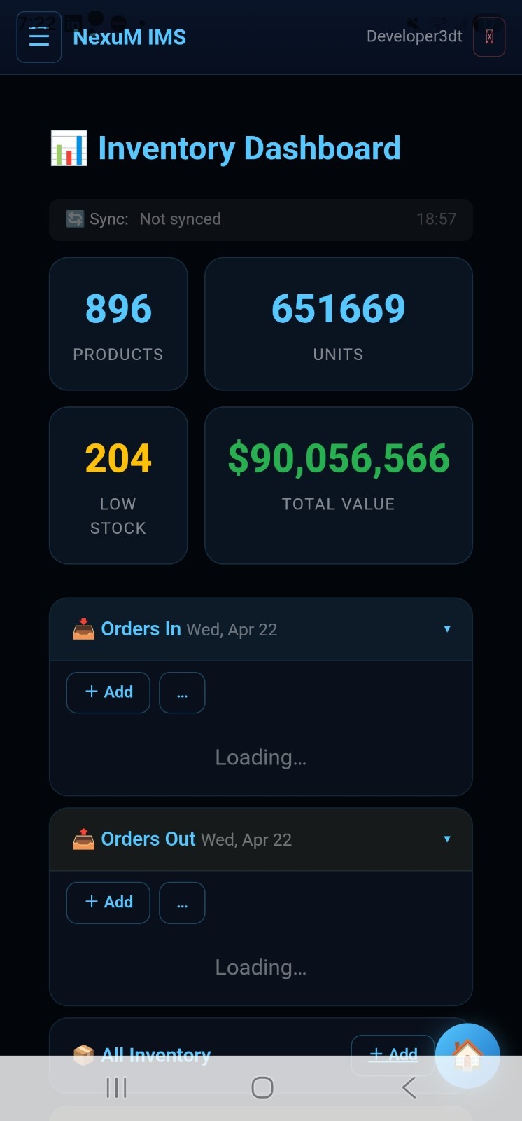 Nexum Inventory Management System for Small Business