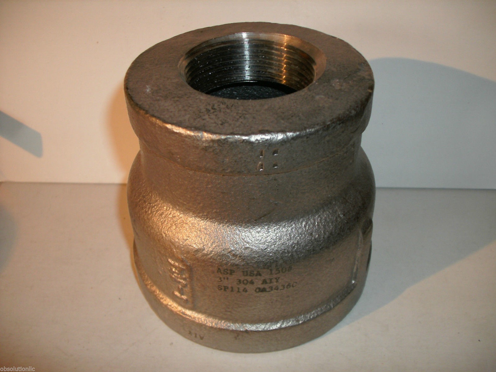 ASP 304L STAINLESS STEEL BELL REDUCER COUPLING SCH40 3″ X 1-1/2″ 150#