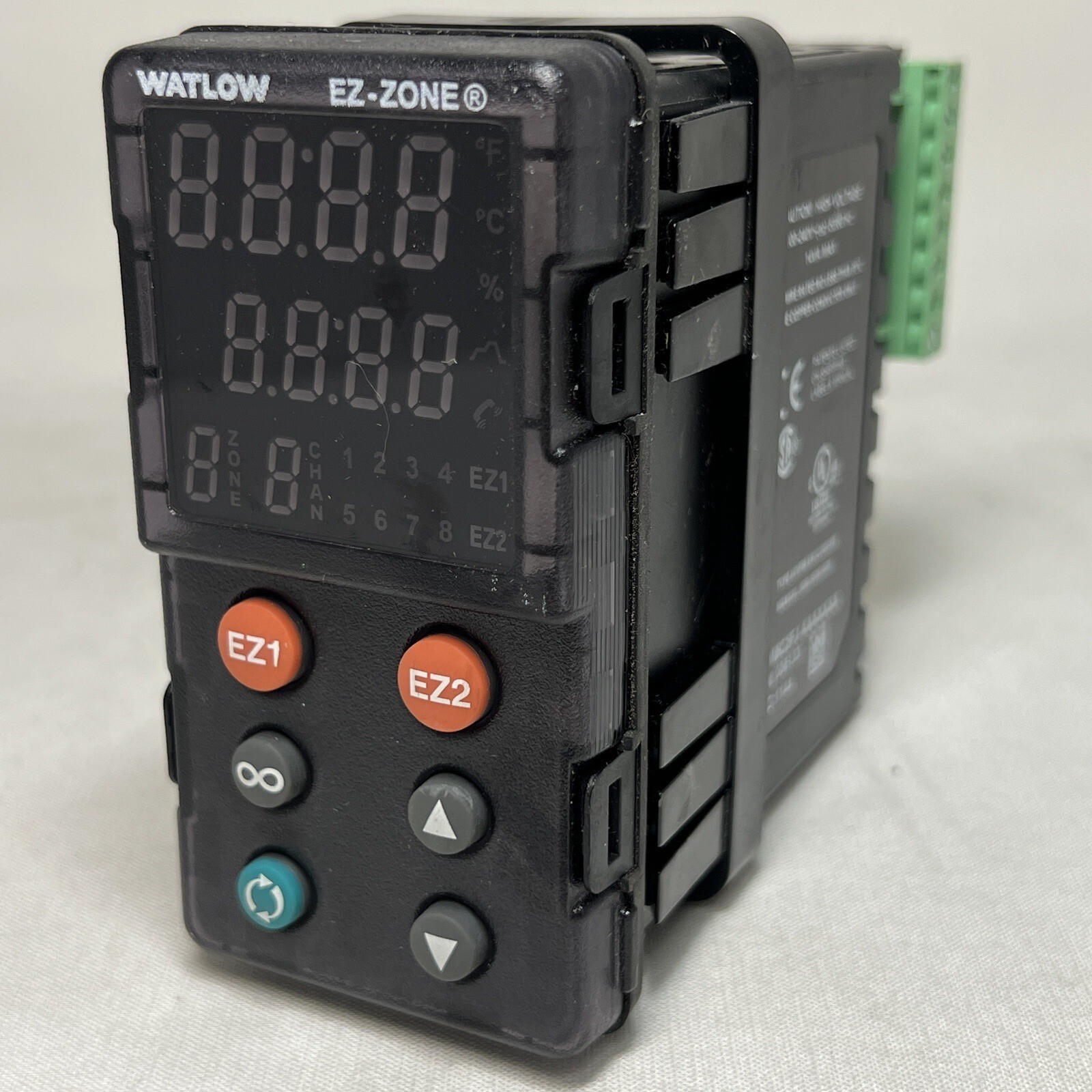 WATLOW EZ-ZONE PM8C2FJ-AAAAAAA Integrated Multi-Function PID Controller UNTESTED