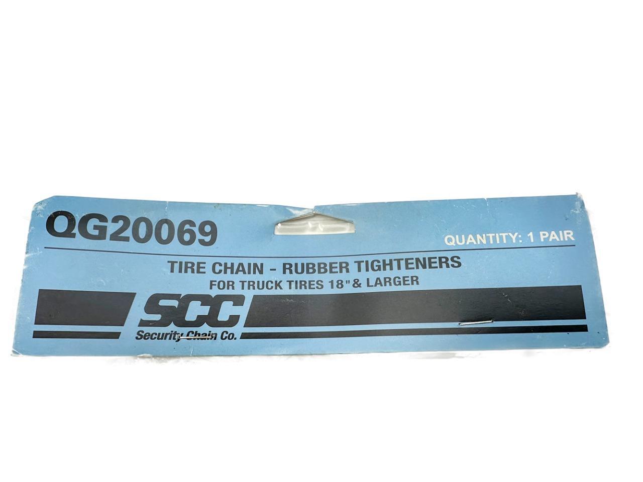 SCC QG20069 Tire Chain Tighteners Rubber Hoop NEW FREE FAST SHIP