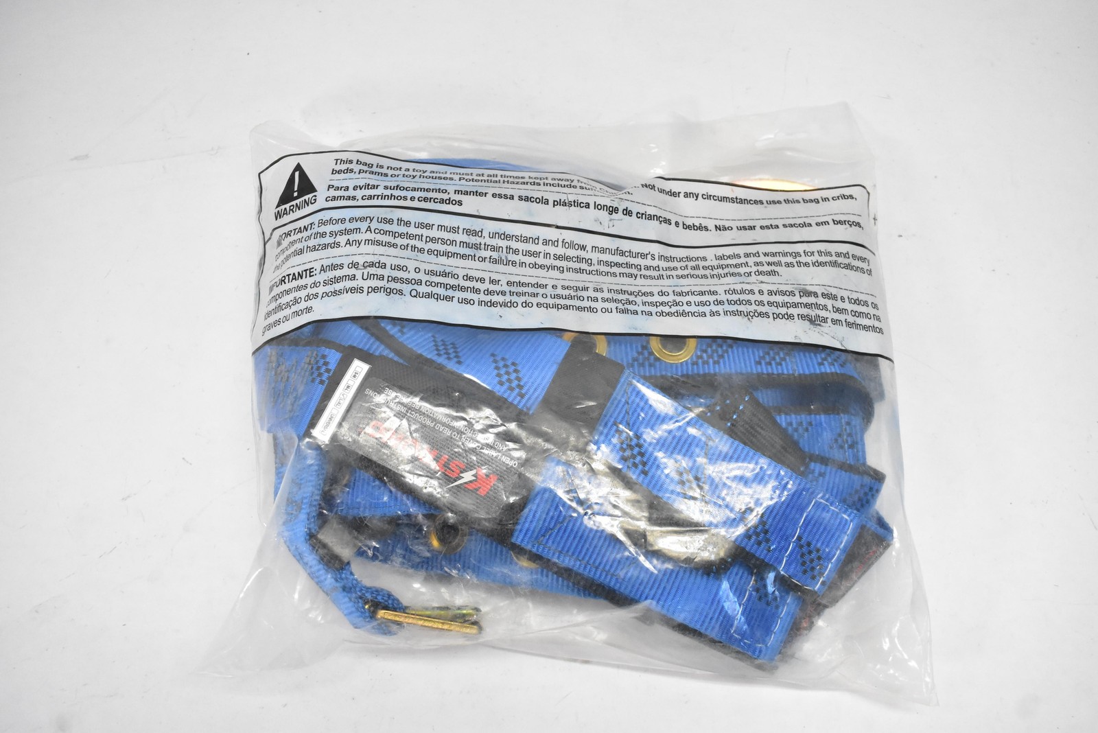 KSTRONG 3-Point Full Body Harness Size L-XL Blue UFH10101G(L-XL) Fall Protection