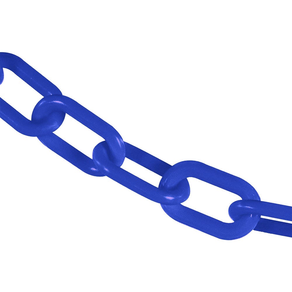 GRAINGER APPROVED 51006-50 Plastic Chain ,50 ft L,Blue 52YA94
