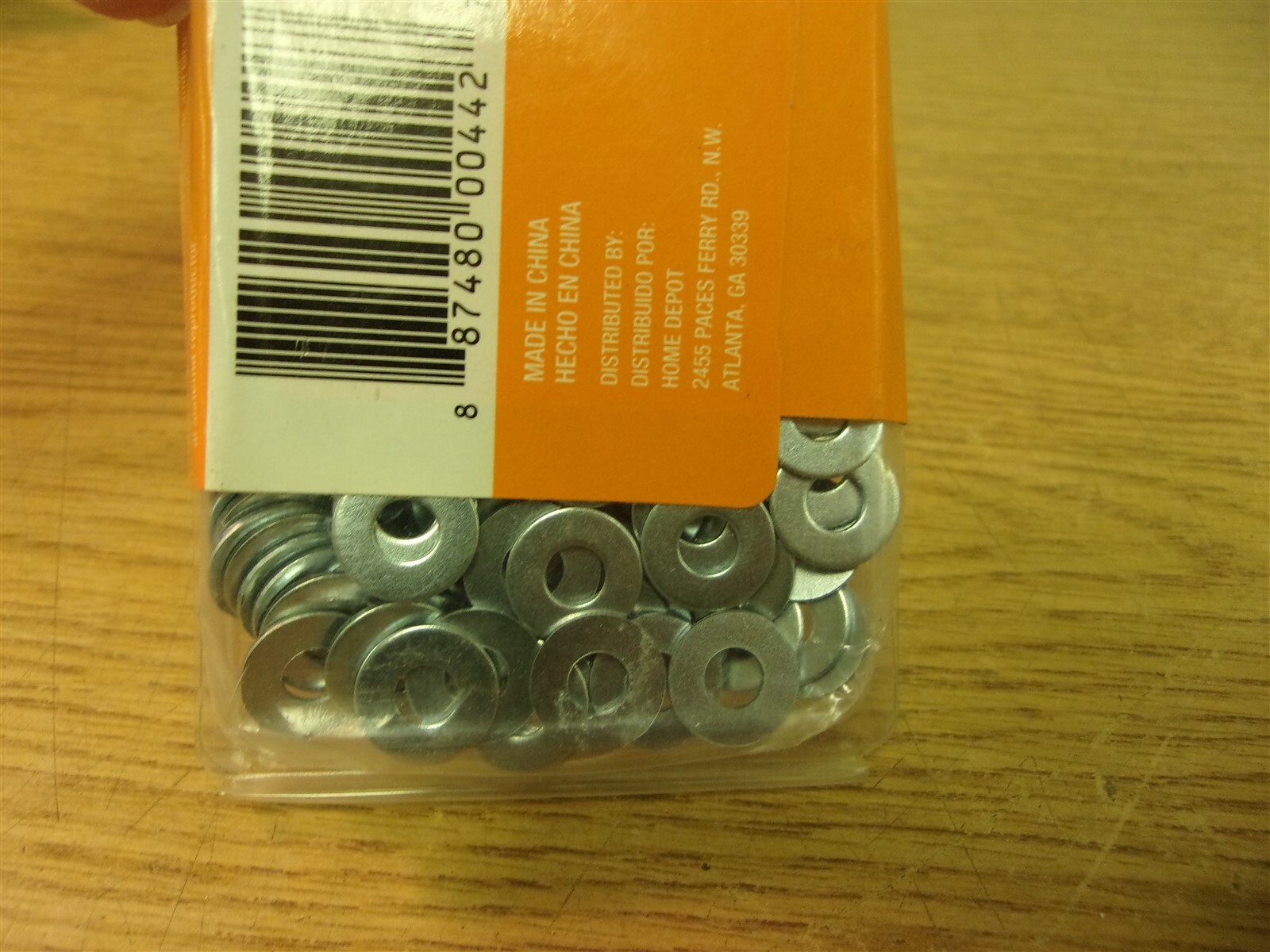 NEW Everbilt Flat Washers #10 Zinc box of 100 *FREE SHIPPING*