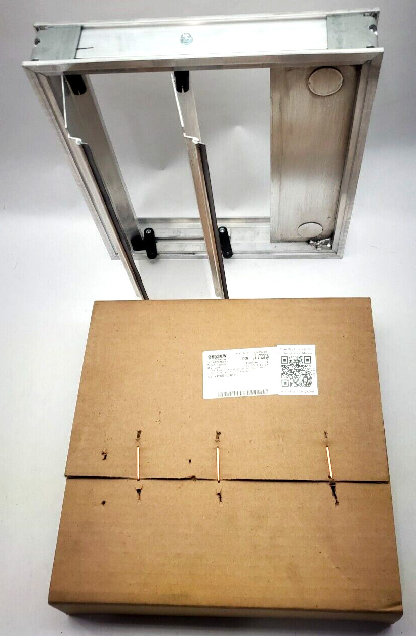 Ruskin, BD2A2, Commercial Backdraft Damper 11.25″ x 11.25″ , Shutter Vent
