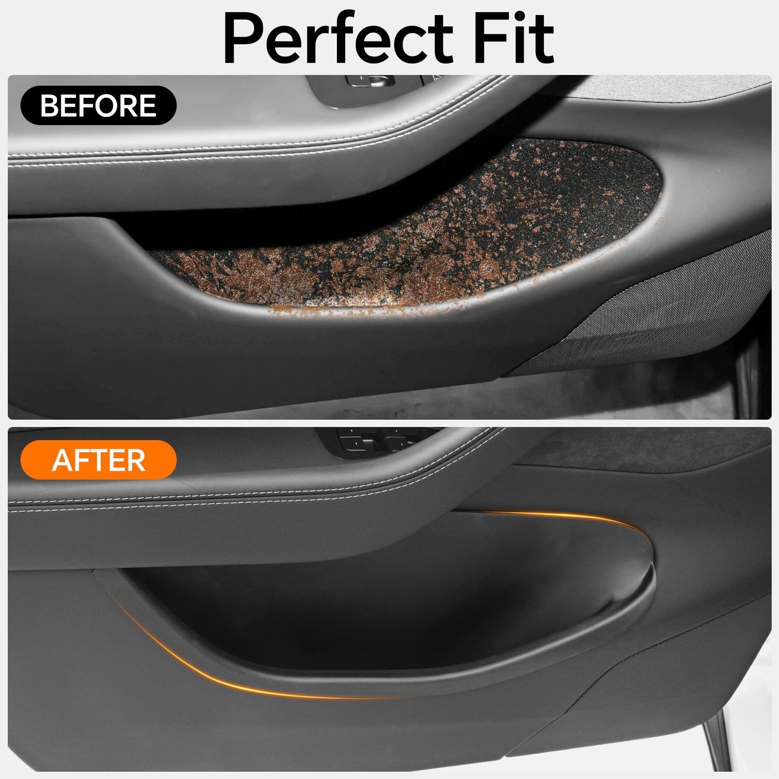 2026 Tesla Model Y Juniper Car Door Side Storage Box Organizer Full-Cover Fro…