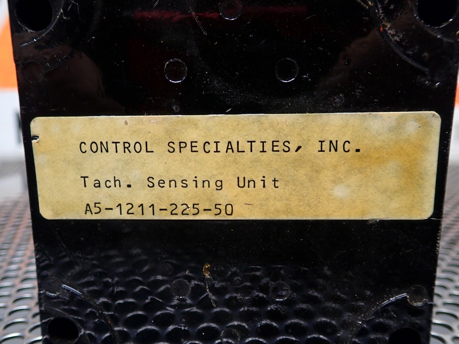 Control Specialties A5-1211-225-50 Tach Sensing Unit Used With Warranty See Pics