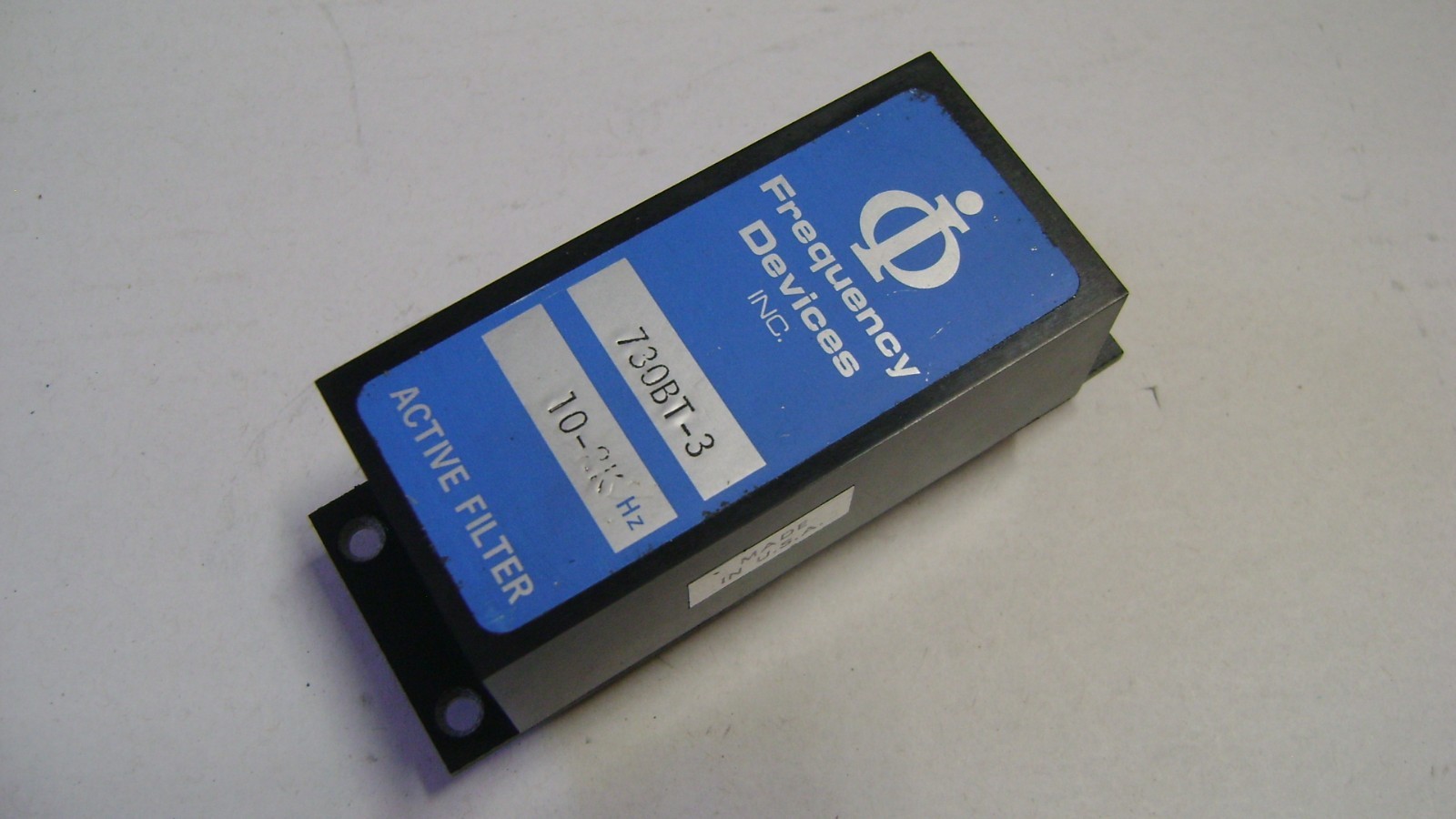 Frequency Devices Active Filter 730BT-3 BIN $34.95 With Free Shipping