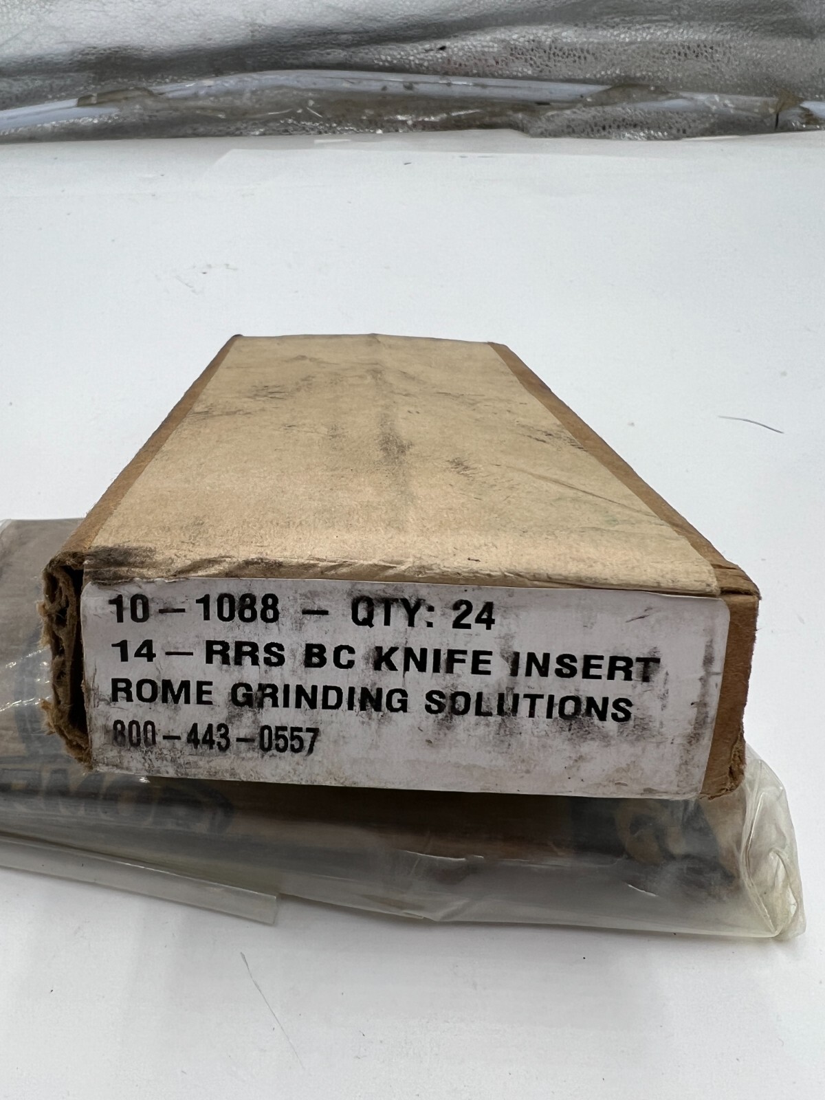 (BOX OF 24) ROME GRINDING SOLUTIONS 14-RRS KNIFE INSERT 10-1088