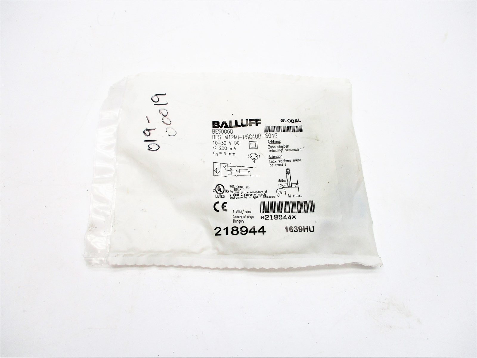 BALLUFF BESM12MI-PSC40B-S04G BES0068 10-30VDC NSMP