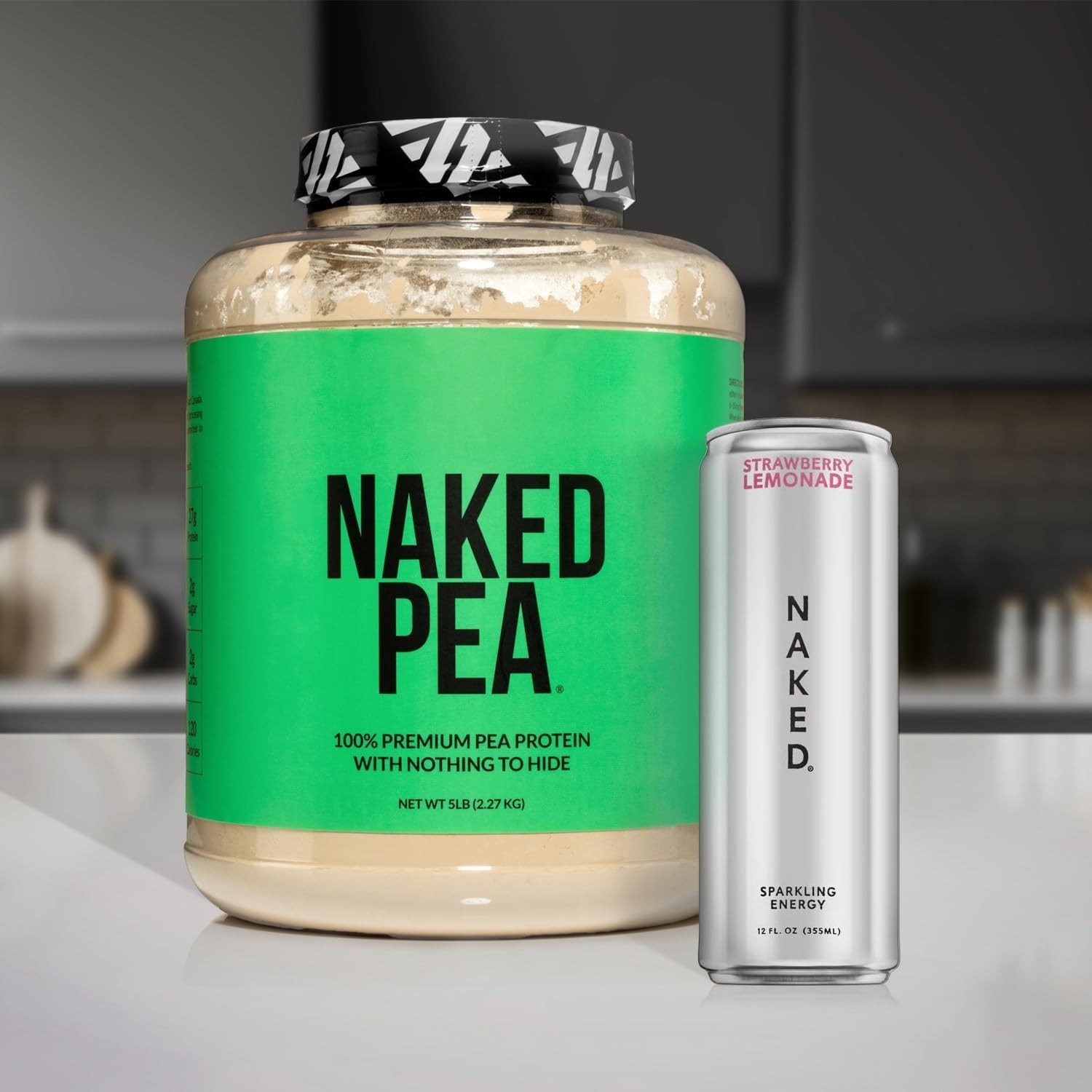 Naked Pea – 5LB 100% Pea Protein Powder from North American Farms Unflavored Veg