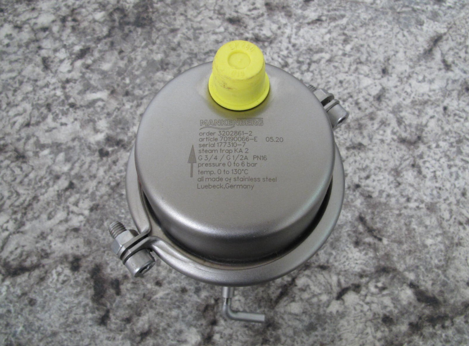 New Mankenberg KA 2 / 3202861-2 / 70190066-E SS Stainless Steel Steam Trap