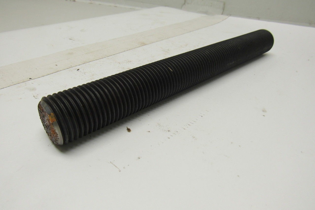 1-1/4″-8×8″ (OAL 8-1/4″) A193 B7 Fully Threaded Stud Black Finish Lot of 3
