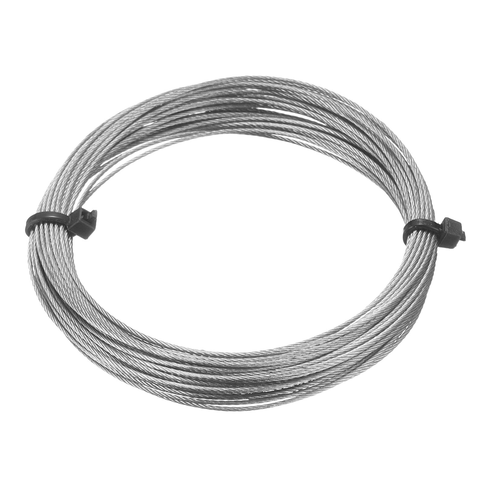 20ft (6M) 0.8mm Stainless Steel Wire Rope 7×7 Strand with 20pcs Loop Sleeves