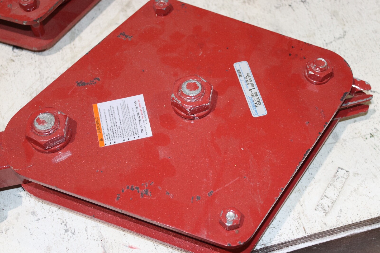 NEW MCKISSICK STEEL SHV 3.00T 5/8 STD 8″ OL STEEL SHV 4.00T ROPE BLOCK