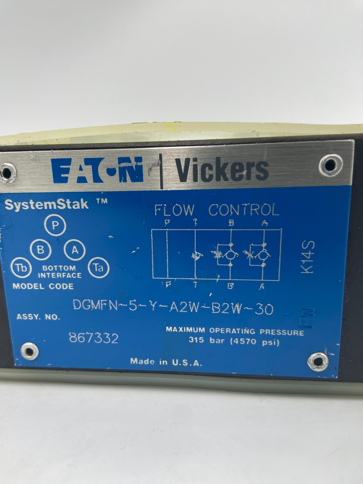EATON | Vickers – Flow Control – 867332, DGMFN 5 Y A2W B2W 30 – Genuine-New