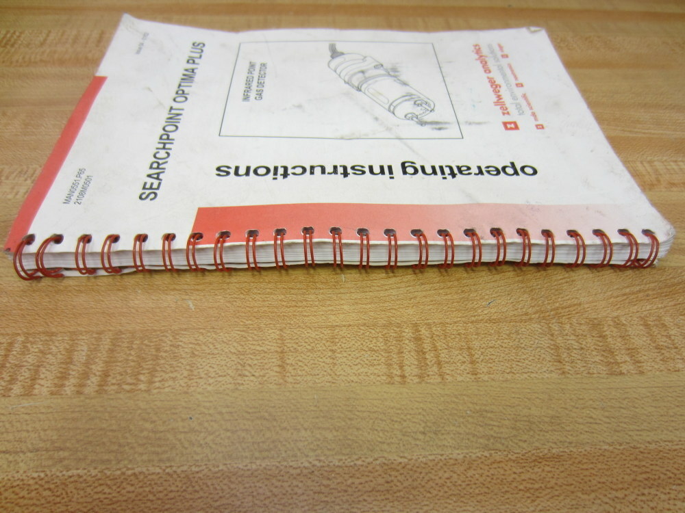 Zellweger Analytics MAN0551.P65 Searchpoint Optima Plus Oper.Instr. 2108M0501