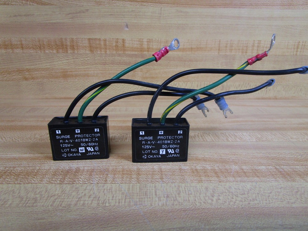 Okaya RAV-401BWZ-2A Surge Protector RAV401BWZ2A (Pack of 2)