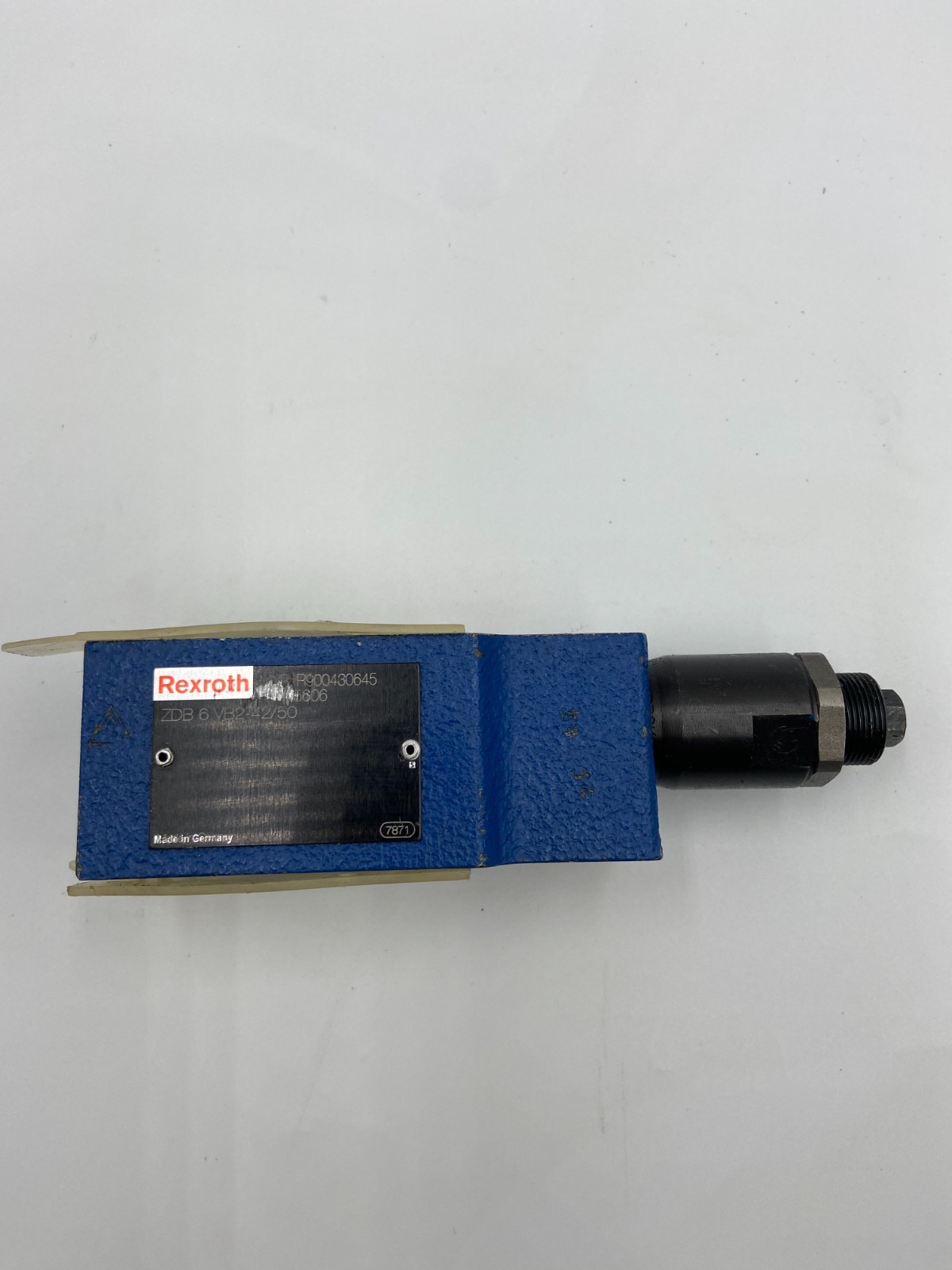 Rexroth – Pressure Relief Valve – R900430645, ZDB 6 VB2-42/50 – Genuine-New