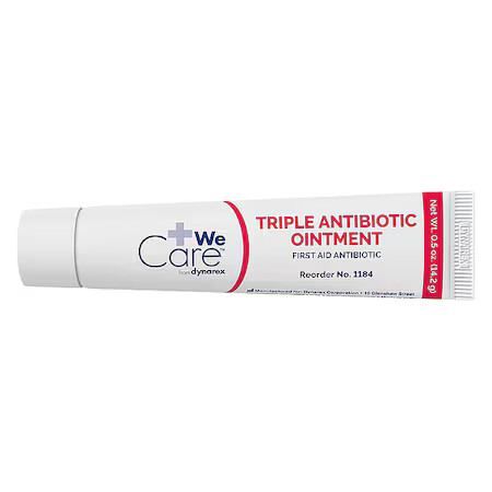 Antibiotics, Ointment, Tube, 0.500 Oz., 1184