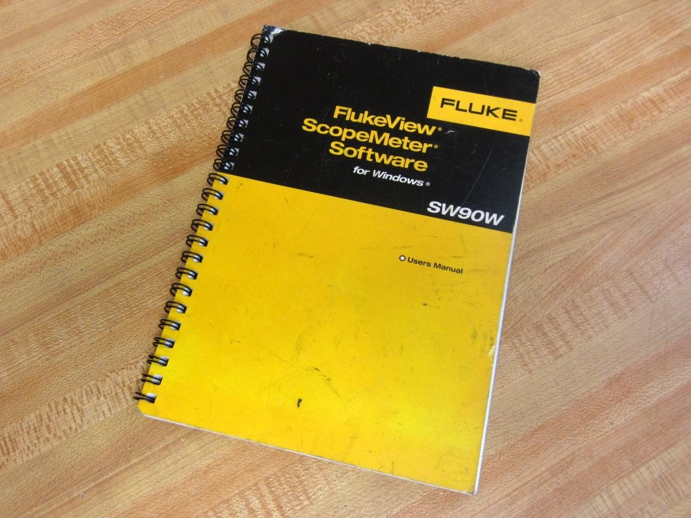 Fluke 4822 872 80226 FlukeView ScopeMeter Software Users Manual