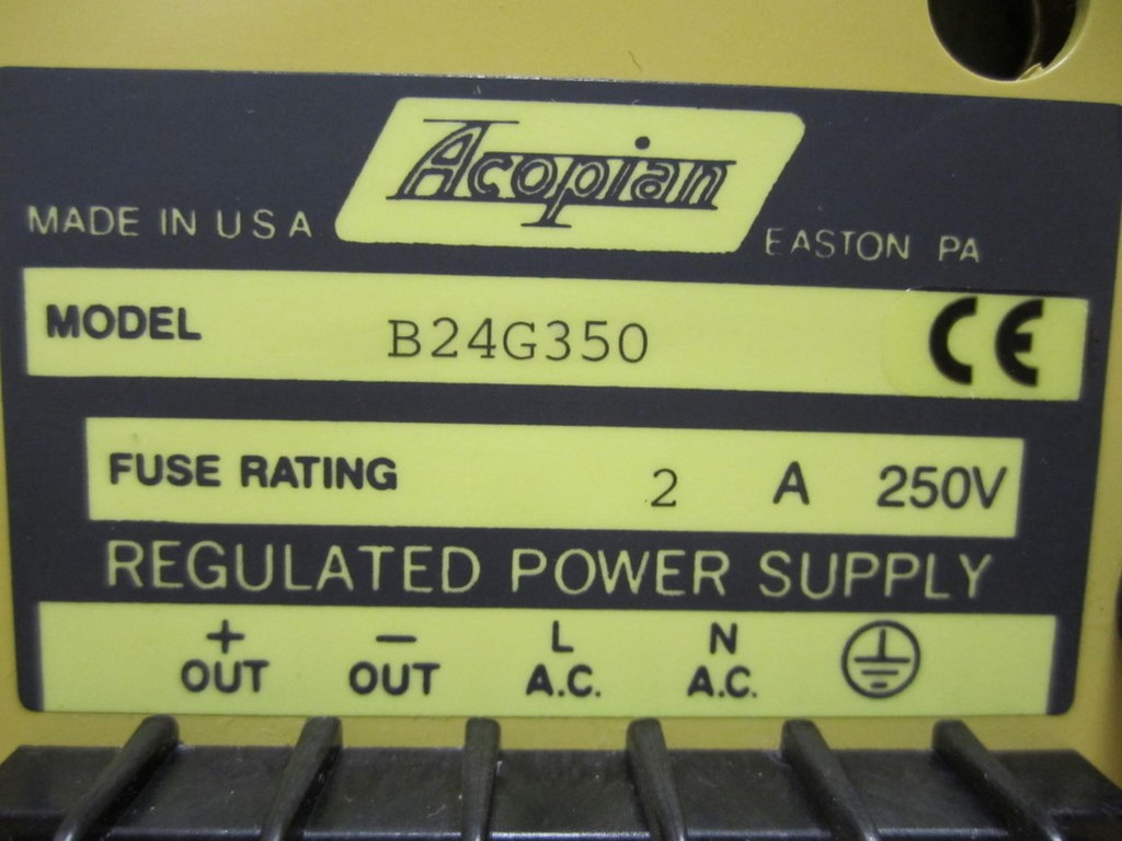 Acopian B24G350 Power Supply