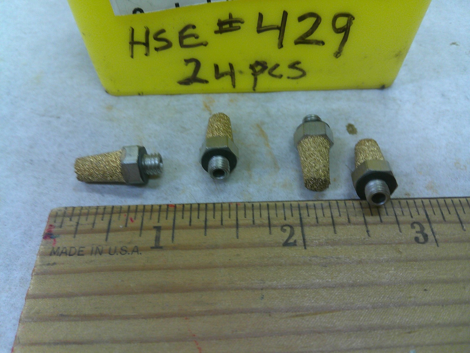 SOLENOID MUFFLERS BRASS (24PCS.)