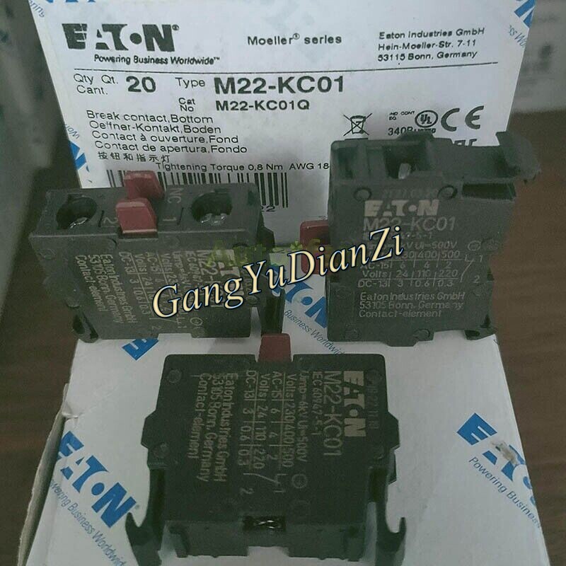 20PCS/BOX New FOR Eaton Moeller M22-KC01 Contact NC