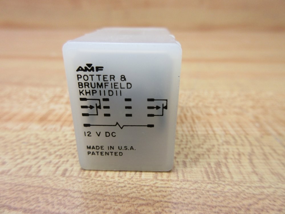 AMF Potter & Brumfield KHP-11D11-12V DC Relay KHP11D11-12VDC