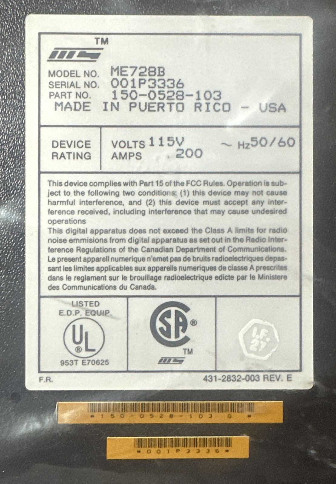 SEALED Black Box Asynchronous Line Driver Multiplexor LD-478 ME728B 150-0528-103