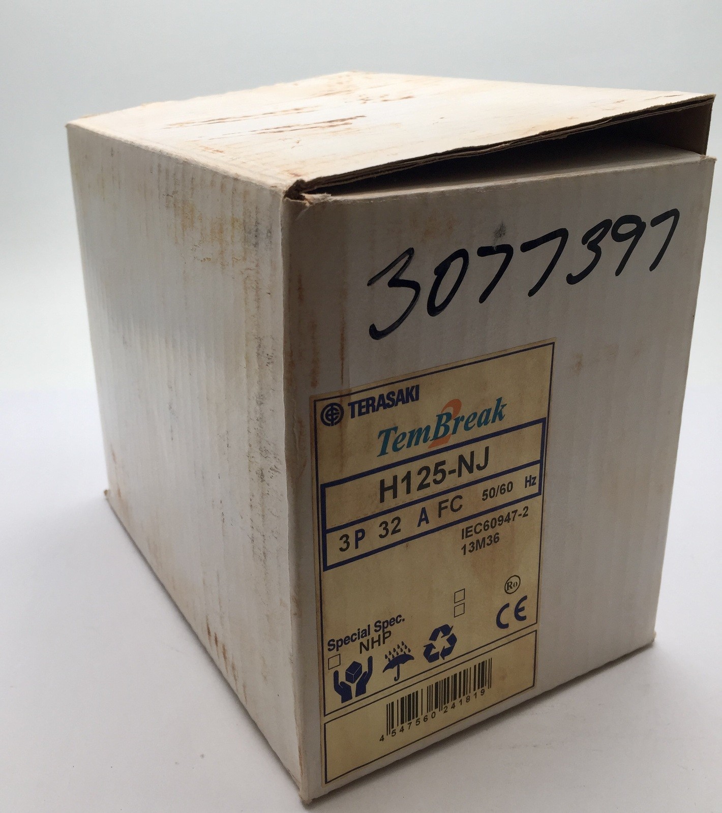 TERASAKI H125-NJ TemBreak Circuit Breaker 3 Pole 32A FC 85KA 415VAC