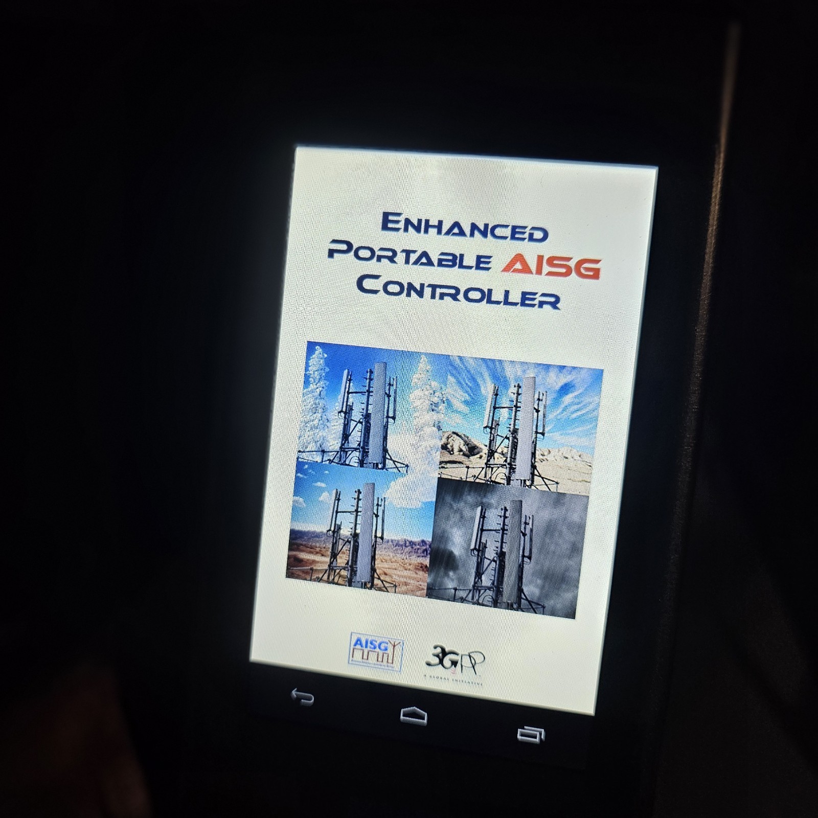 KMW EPAC ACS-PC200 Handheld, Enhanced Portable AISG Antenna Controller