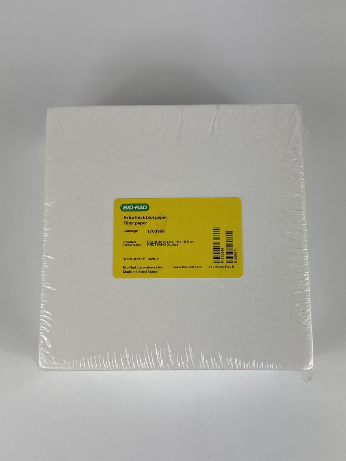 QTY:30/Pack New For 1703969 Extra Thick Blot Paper 19×18.5cm Filter Paper