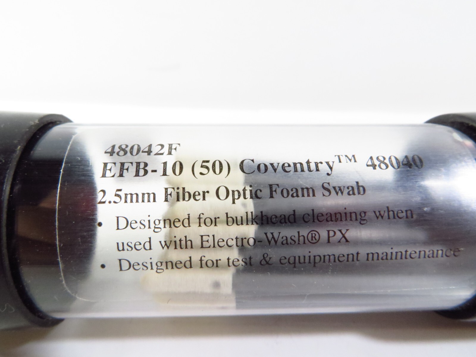 Conventry NONCOTTON- NONLINT CLEANING SWAB, 48042F, EFB-10, 50 Counts/Tube