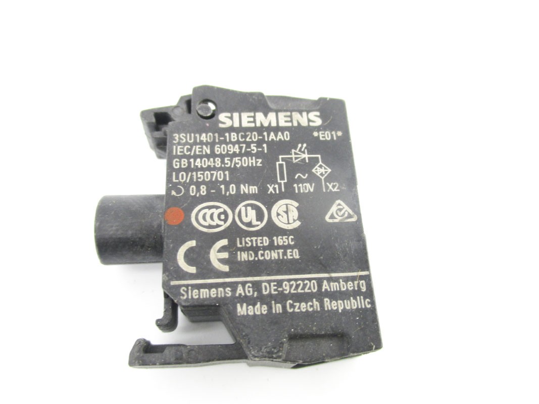 SIEMENS 3SU1401-1BC20-1AA0 110V NSNP