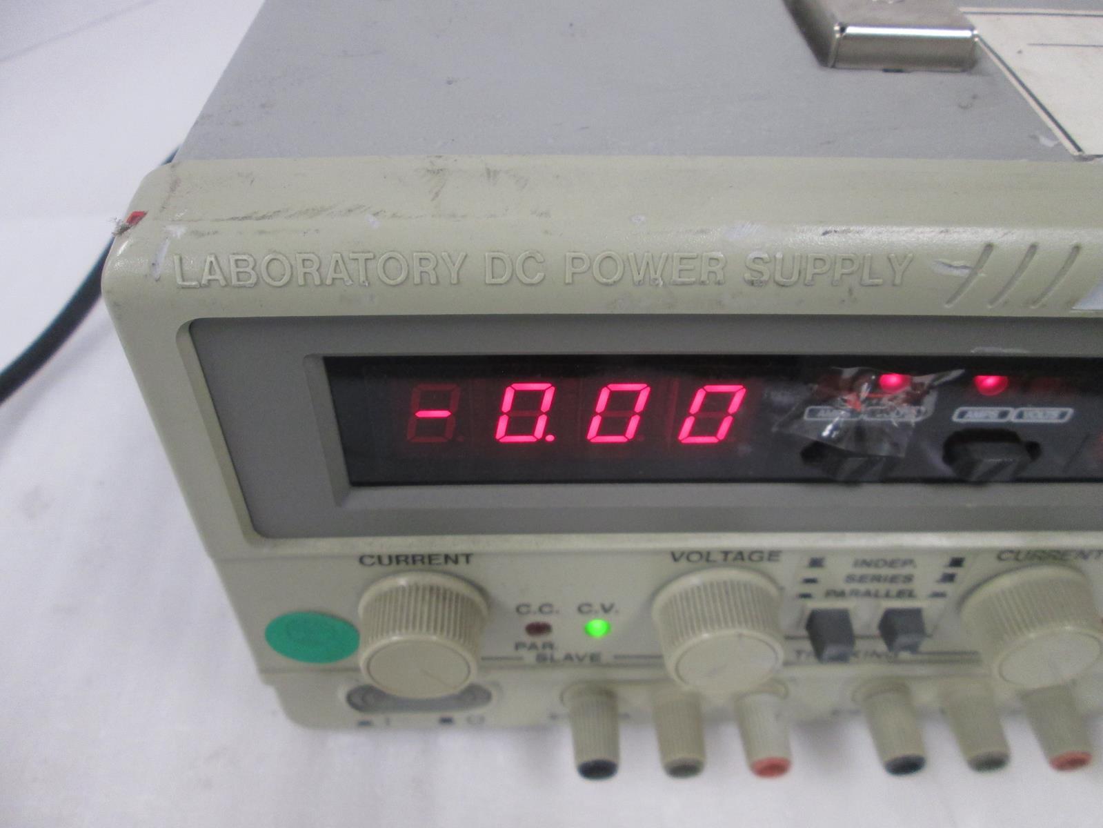 GW INSTEK GPC-18500 LABORATORY DC POWER SUPPLY DUAL TRACKING 5V