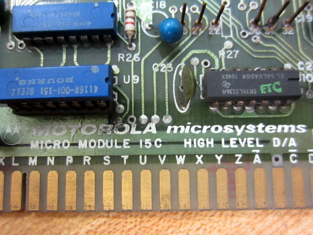 Motorola D4-8625 Micro Module 15C D48625 Rev.3 /Board As Is