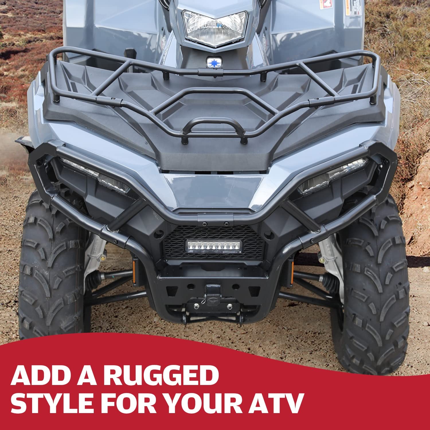 A & UTV PRO Front & Rear Bumper Guard Set for Polaris Sportsman 450/570 2021-…