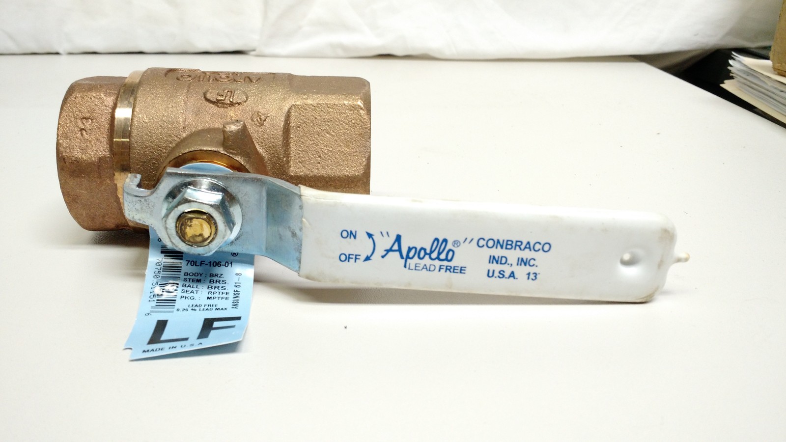 New Apollo 1 1/4″ Conbraco unused Ball Valve 600 CWP