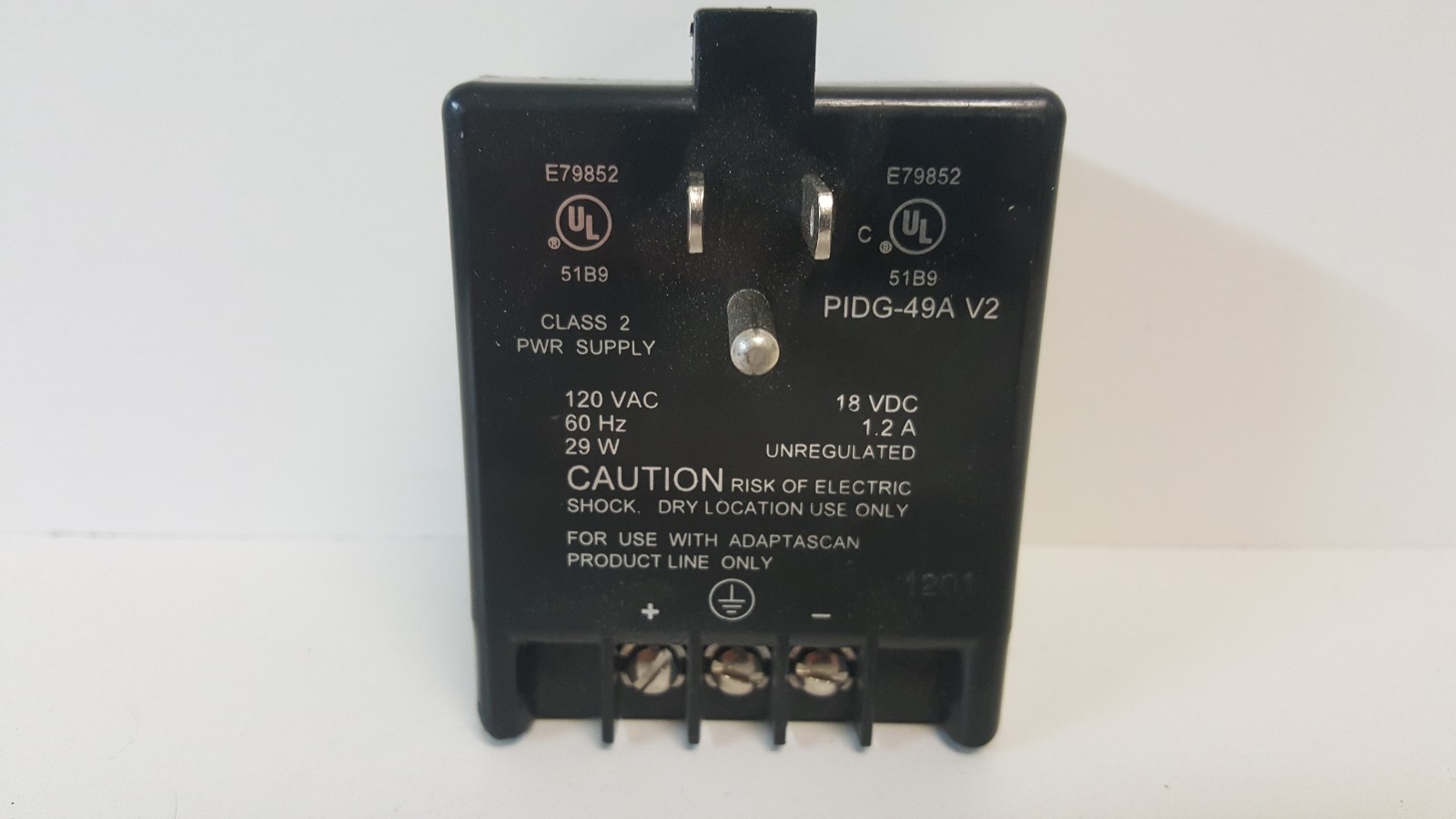 GUARANTEED! ALLEN-BRADLEY ADAPTASCAN WALLMOUNT SUPPLY 2755-PW46