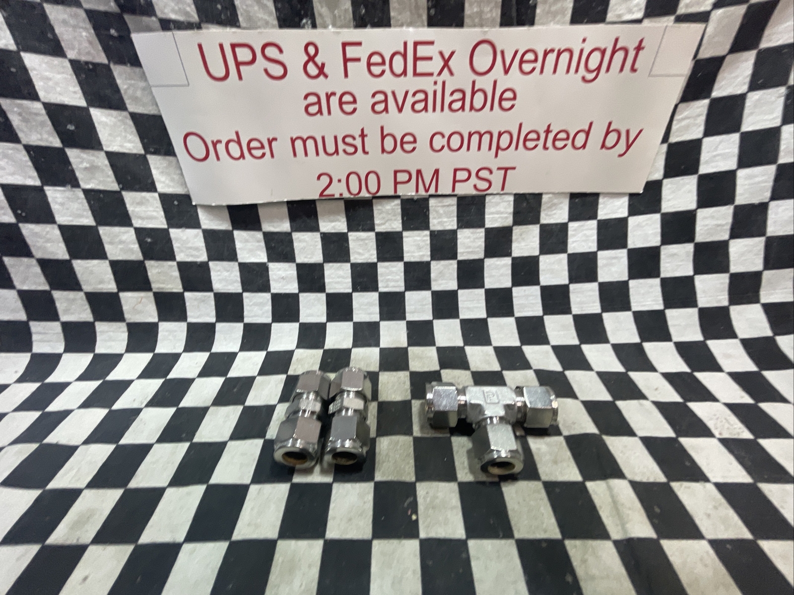 PARKER 8ET8-316 & 8SC8-316, TEE UNION 1/2″, LOT OF 3, SHIPSAMEDAY#125W7