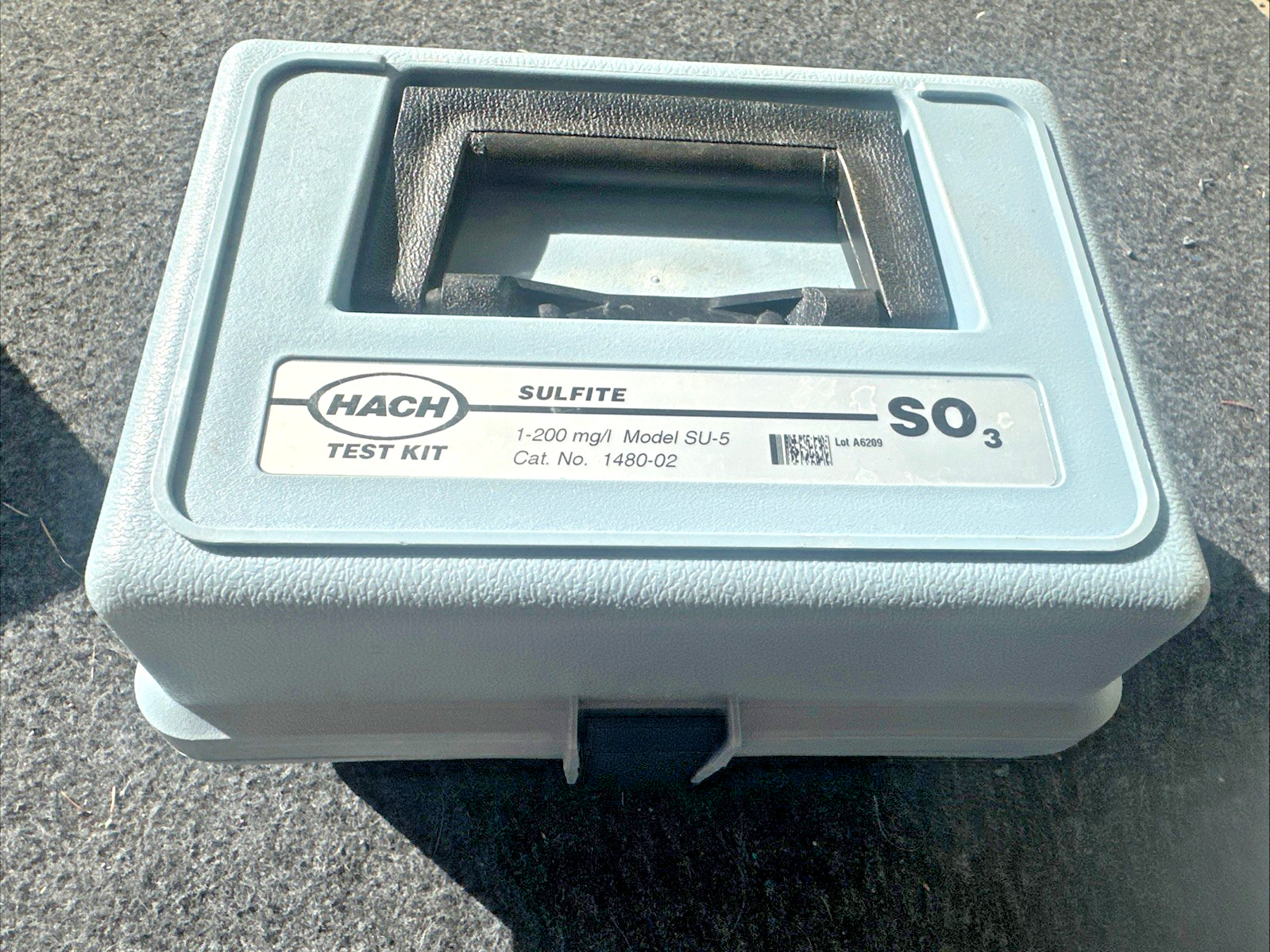 HACH Sulfite Test Kit SU-5 1480-02 W/ Reagents 2203-99 & 1055-99 & 705-32 Glass