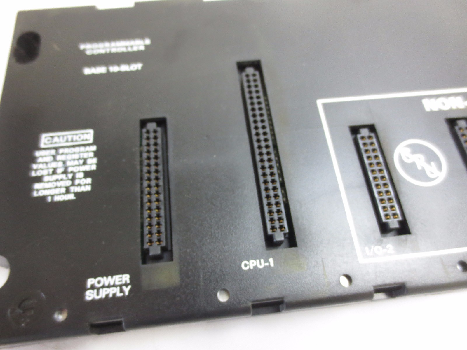 GE FANUC IC693CHS391N 10-SLOT BASE – EMI ENHANCED – CPU, POWER SUPPLY SLOTS
