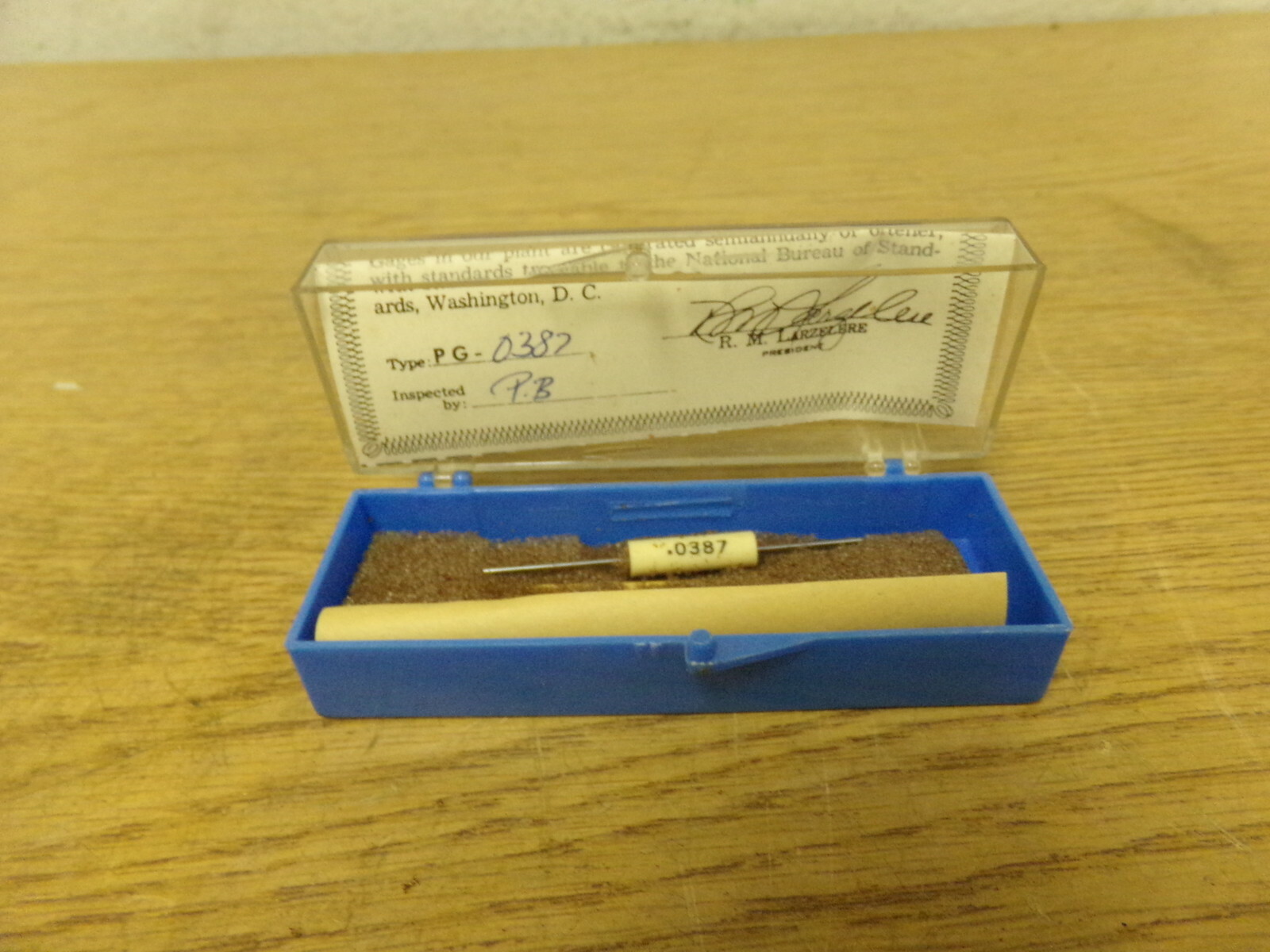 NEW Deltronic Tenth Plug Gauges Type GP-0387 .0387 #3 *FREE SHIPPING*