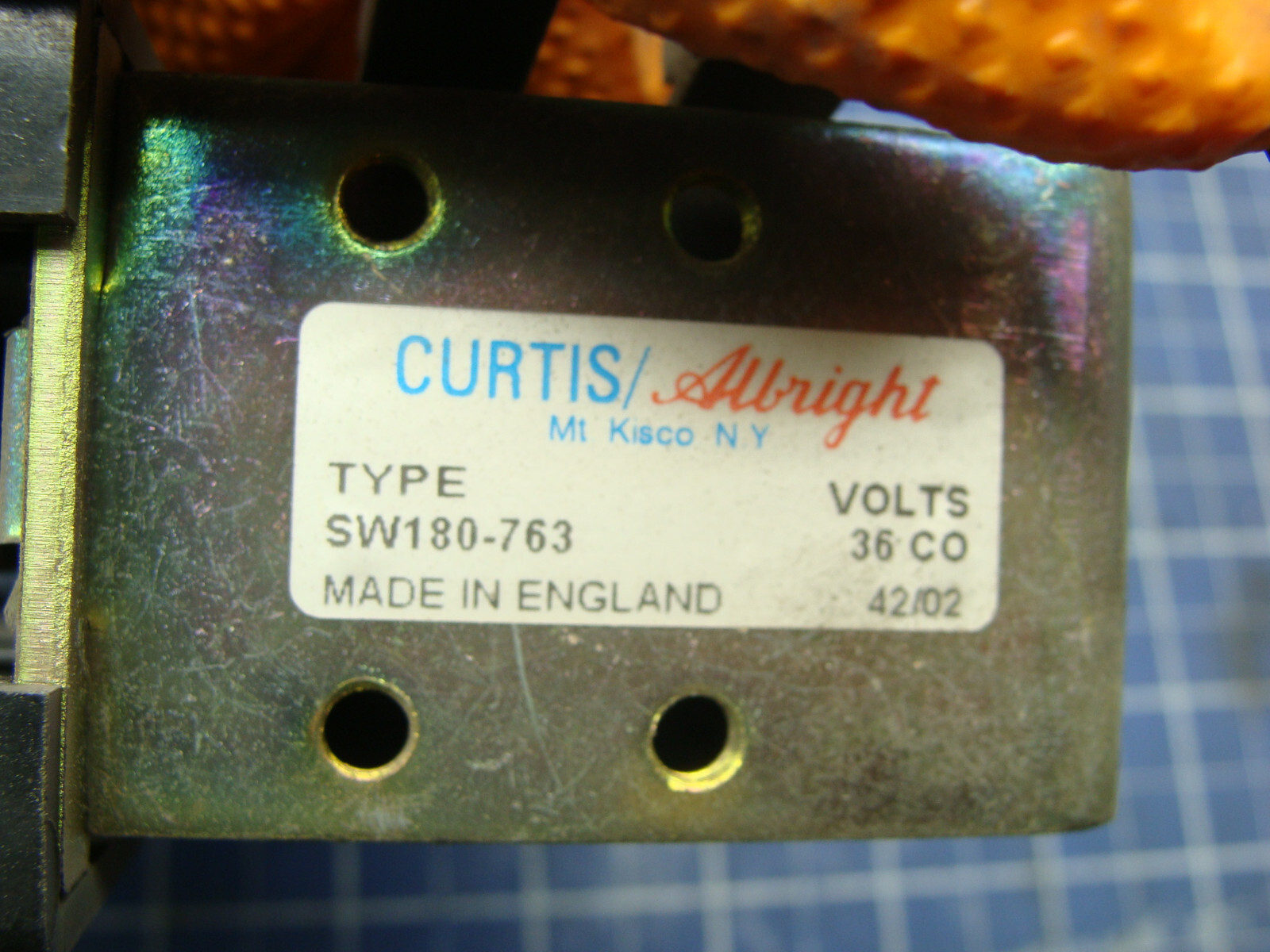 CURTIS/ALBRIGHT TRANSFORMER SW180-763 36V