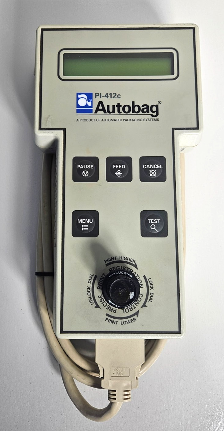 Autobag PI-412C Remote Printer Control 565070A1 Packaging Systems Cable Pendant