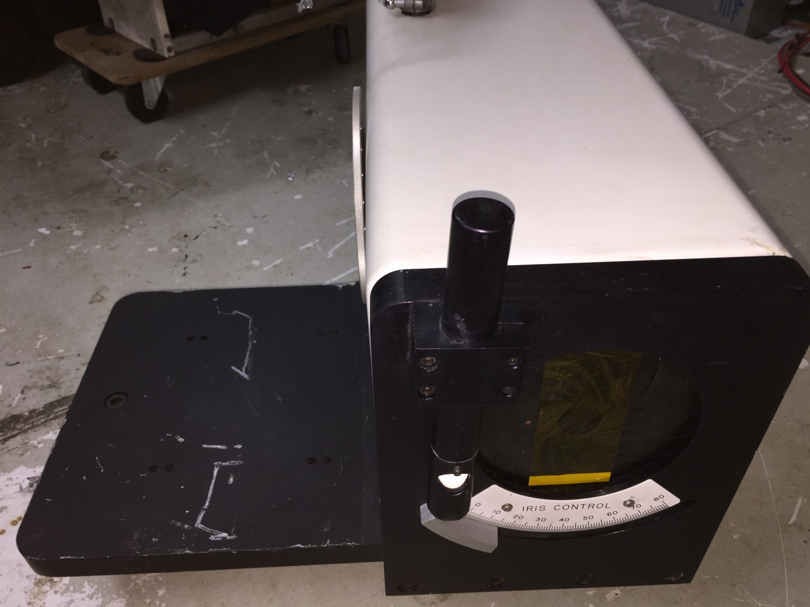 INFRARED INDUSTRIES LARGE LASER BEAM LAB COLLIMATOR OPTICAL INSTRUMENT COMPLETE