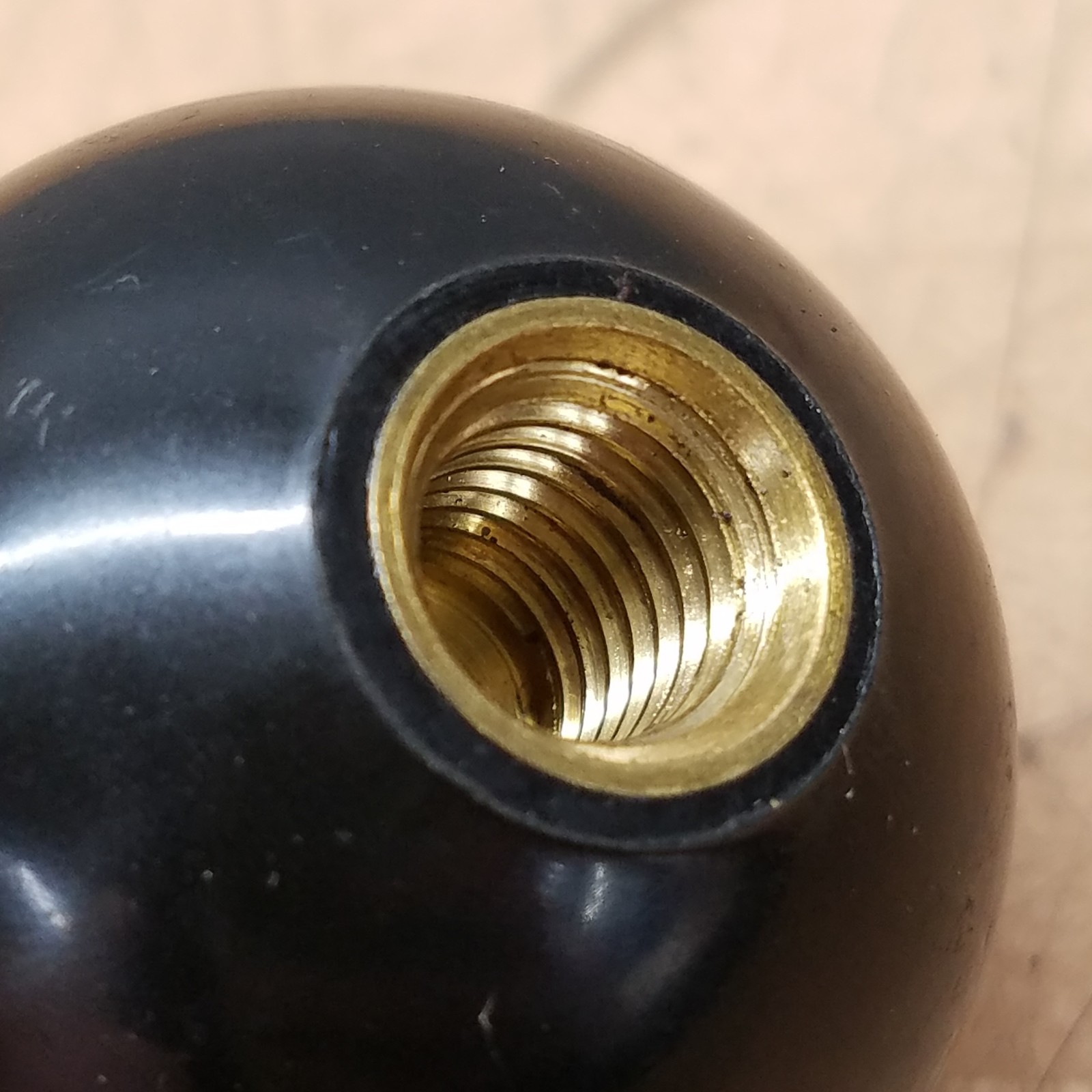 McMaster Carr 6402K18 Black Steel Lever Handle With Black Plastic Knob Grip