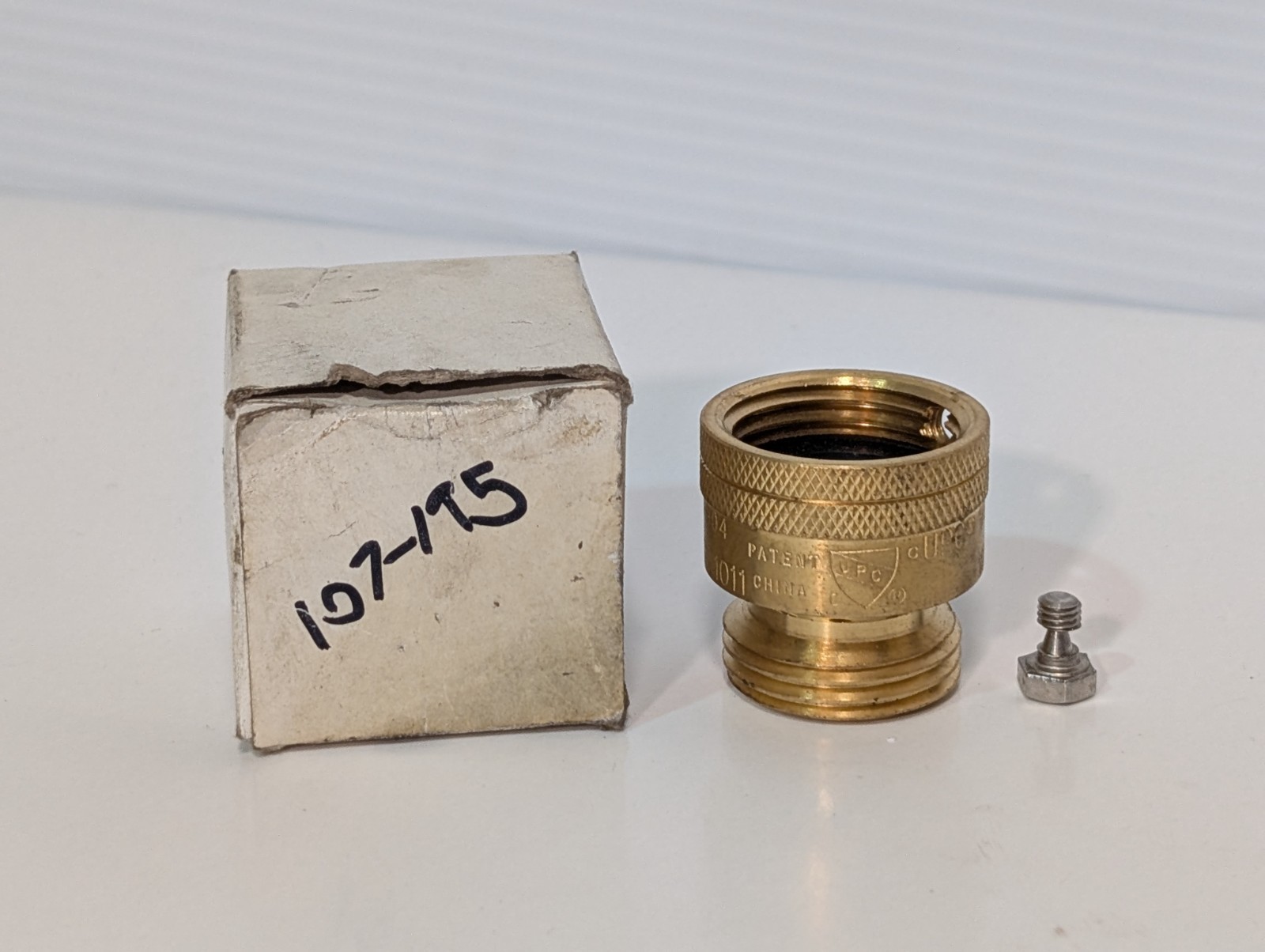 ASSE 1011 P/N#108-904 Hose Bib Vacuum Breaker Back Flow Preventor, Brass, NIB