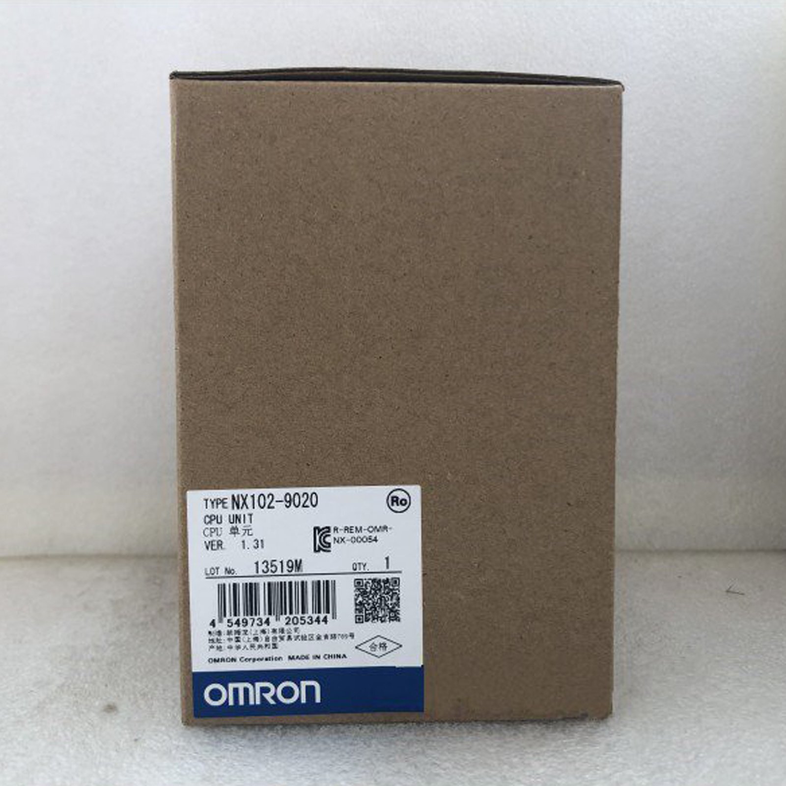 New ONE IN BOX OMRON PLC control unit NX102-9020 NX102-9020 SPOT STOCK