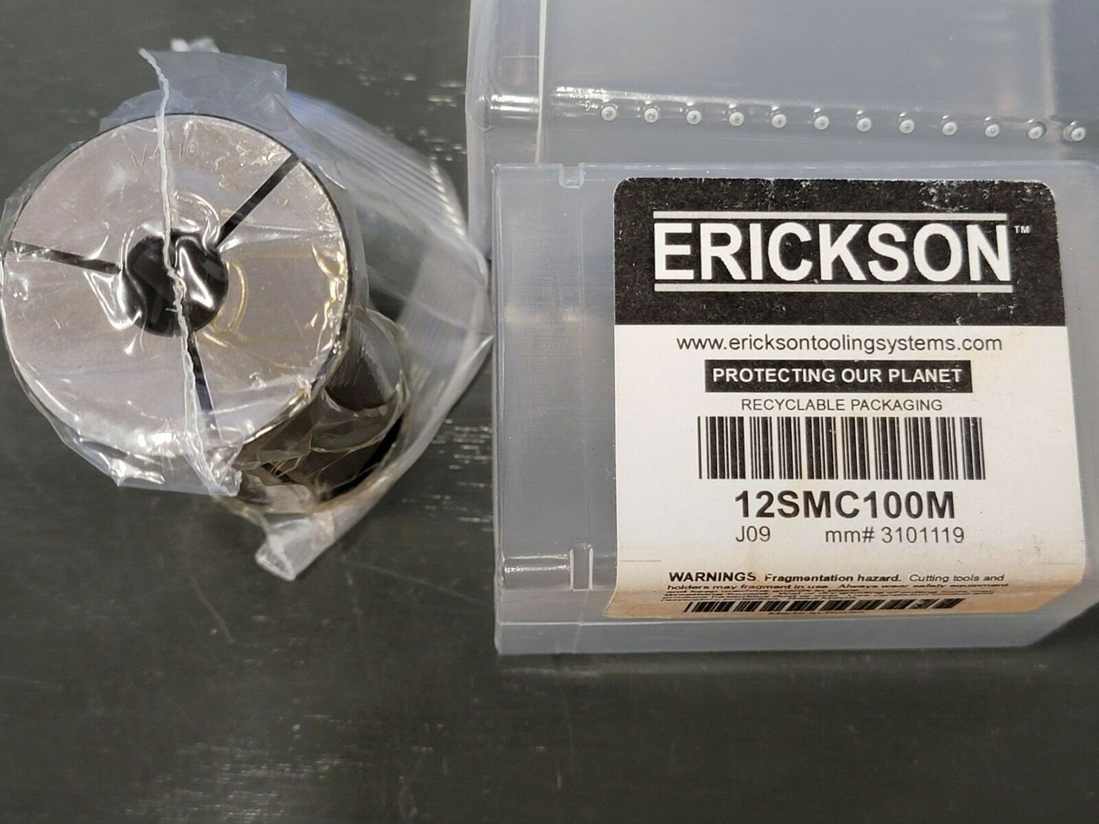 Erickson/Kennametal 10mm ID 12SMC100M 3101119 Sealed Hydraulic Chuck Sleeve K016